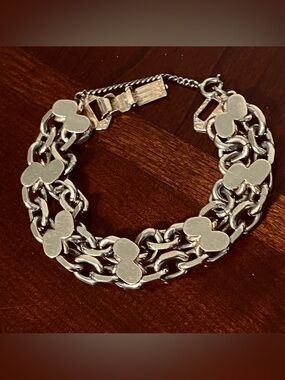 Polished Silver-Tone Women's Bracelet